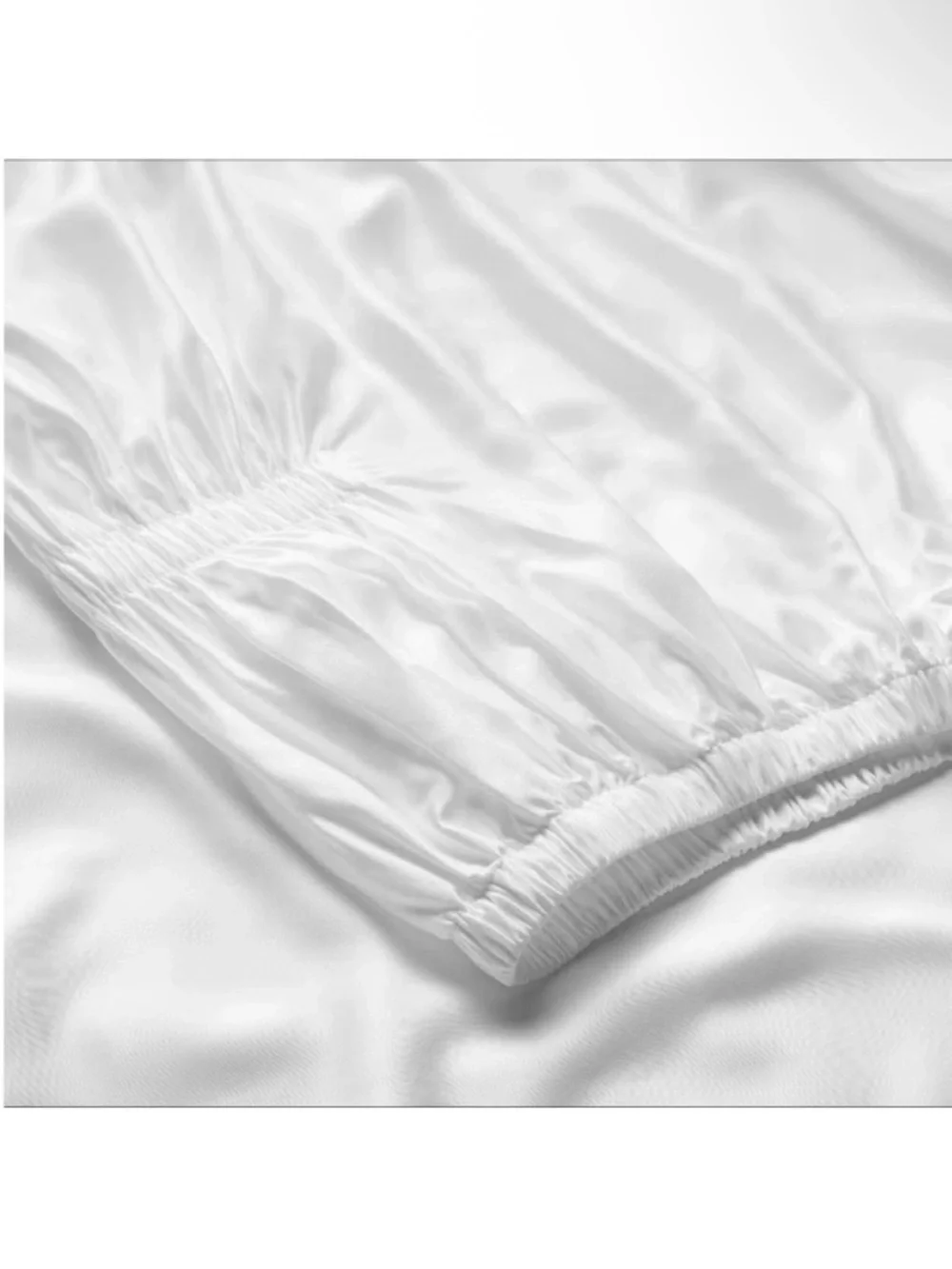 NWT King 400 Thread Count Rayon from Bamboo Sheet Set White - Casaluna